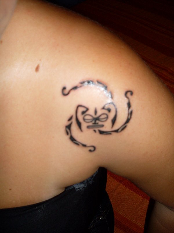 Desiree - Maori trinacria tattoo