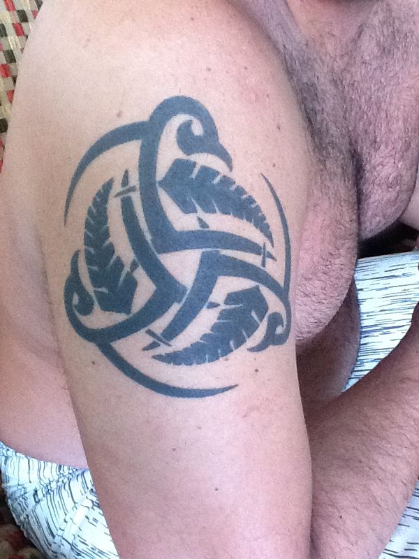 Diego - Triskell ferns tattoo