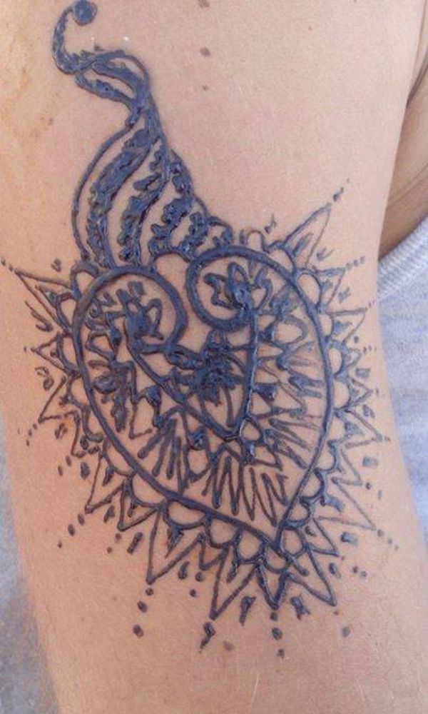 Elyart - Henna heart tattoo photo