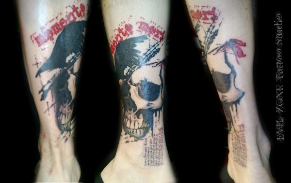 Evilzone - Graphic Skull tattoo