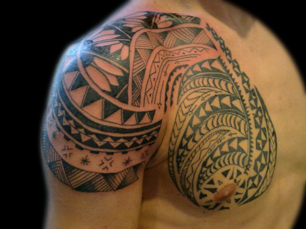 Evilzone - Polynesian styled piece tattoo photo