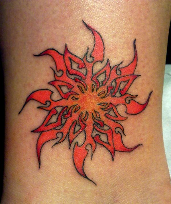 Evilzone - Tribal sun tattoo photo