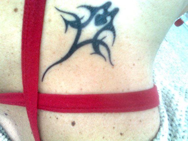 Giorgia - Tribal manta tattoo photo