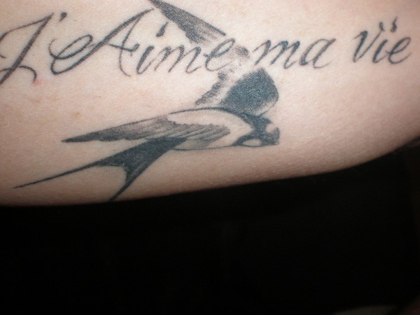 Giuseppe - I love my life tattoo photo