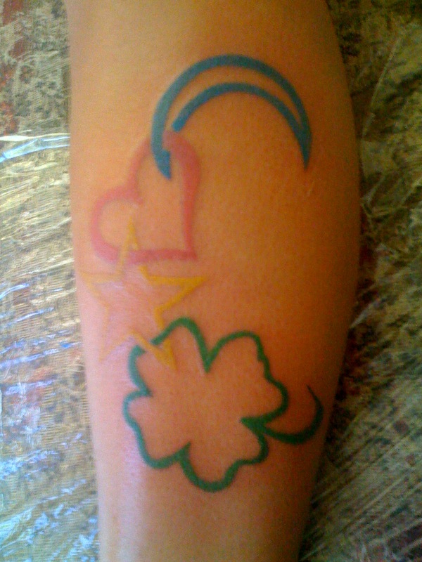 Heather - Lucky charm tattoo