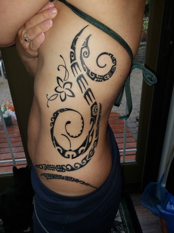 Jennifer - Ocean waves tattoo photo