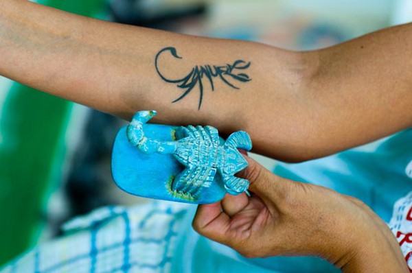 Manuela - Scorpion tattoo photo