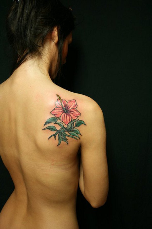 Maria - Hibiscus tattoo photo