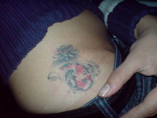 Marina - Lotus & Koi tattoo photo