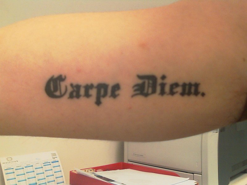 Michele - Carpe Diem tattoo photo
