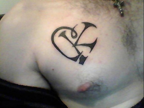 Pedro - C+K heart tattoo