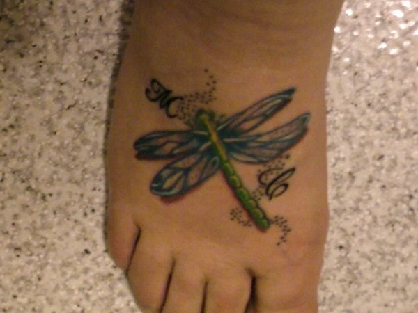 Rosaria - Dragonfly tattoo photo
