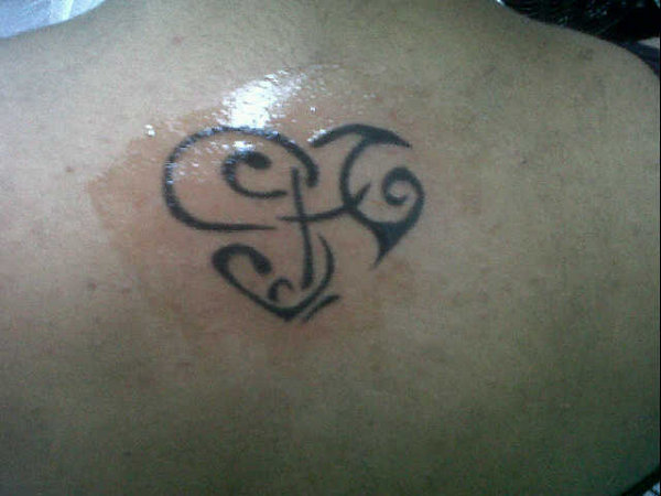 Saira - S+A heart tattoo photo