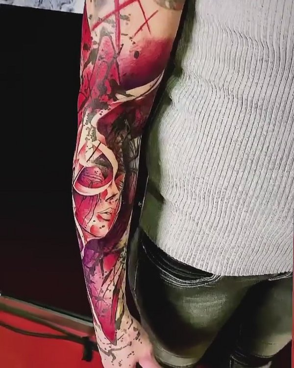 Sonja - Sleeve tattoo photo