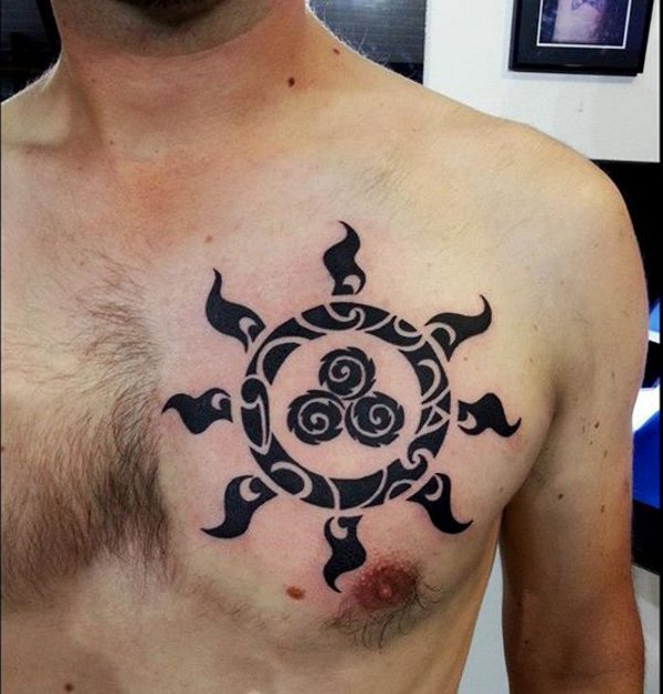 Sylvain - Sun tattoo photo