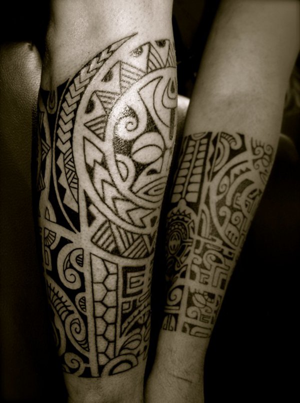 Tanne - Polynesian pieces tattoo photo