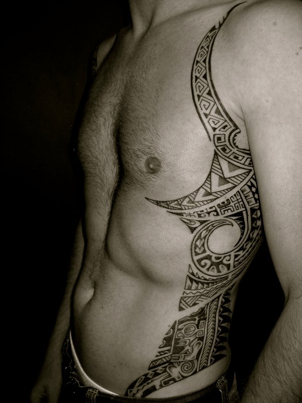 Tanne - Polynesian piece tattoo