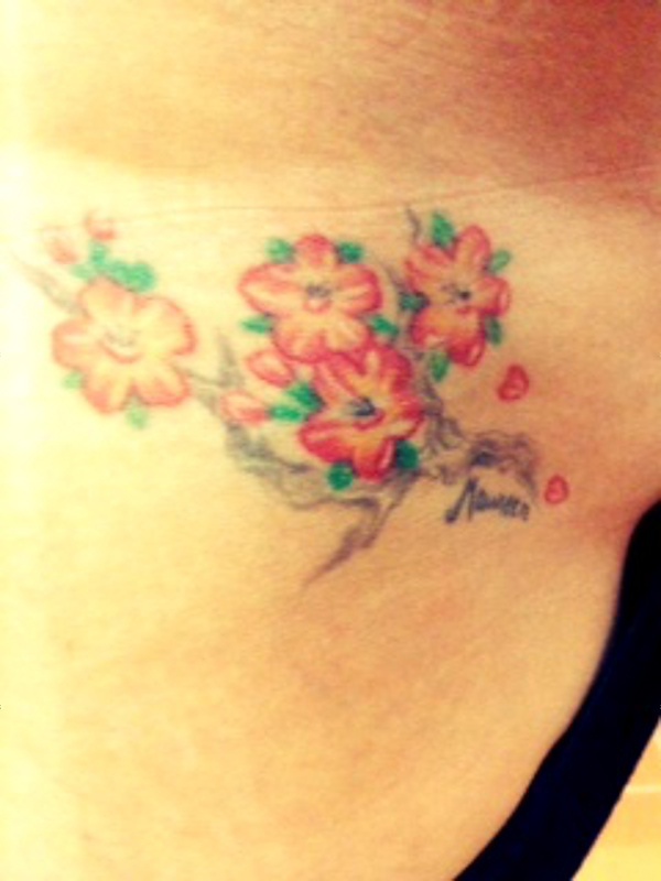 Teresa - Cherry blossoms tattoo photo