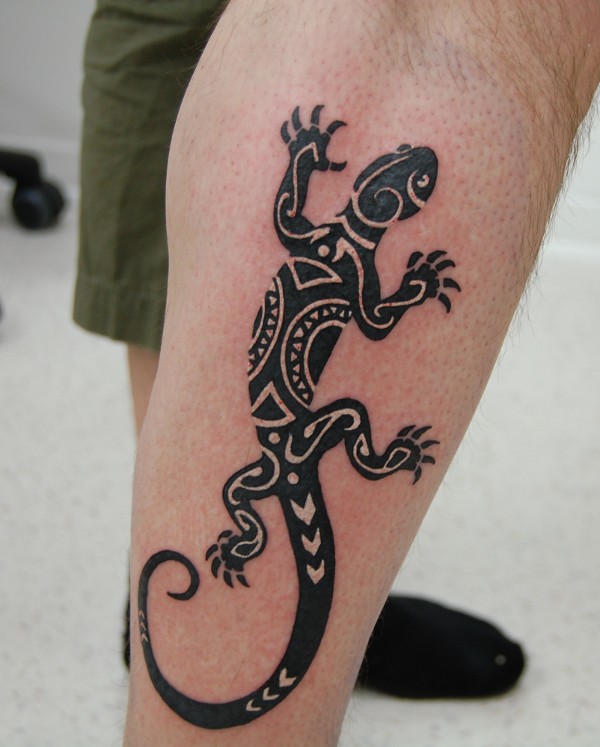 Thomas - Lizard tattoo