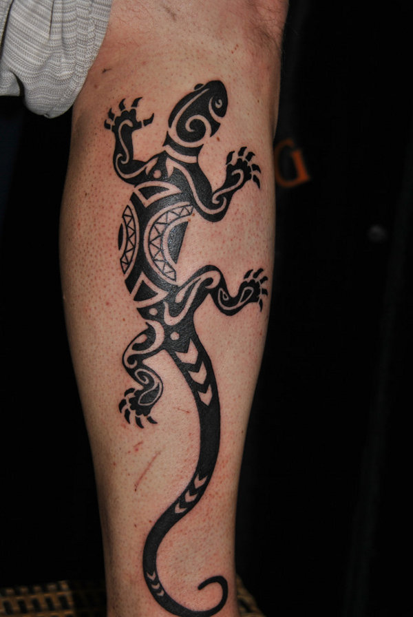 Tom - Lizard tattoo