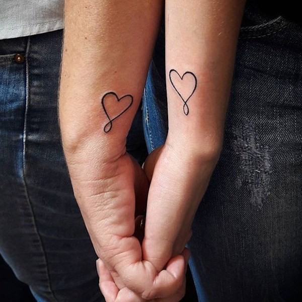 Guests - infinity heart tattoo