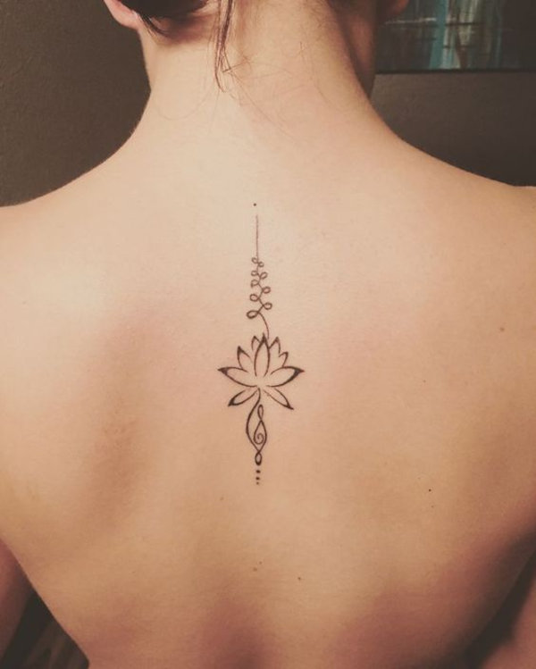 Guest - Lotus unalome tattoo